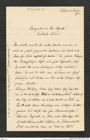 Nachlass Franz Steindachner, Brief von Eduard Graeffe an Franz Steindachner (26.01.1901), Inv.Nr. 173.33, Seite 1